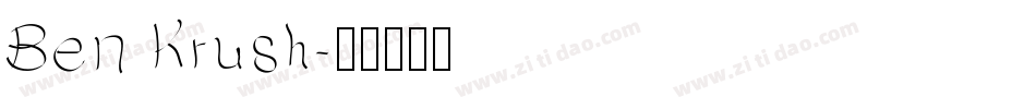 Ben Krush字体转换